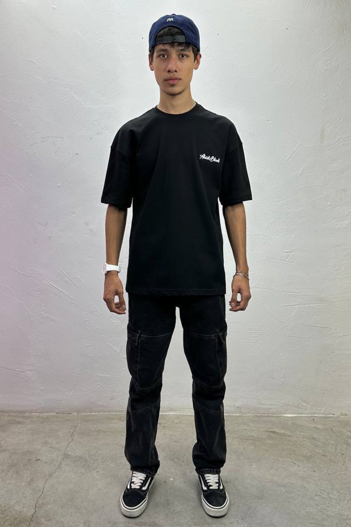 Blank Baskılı Oversize T-shirt