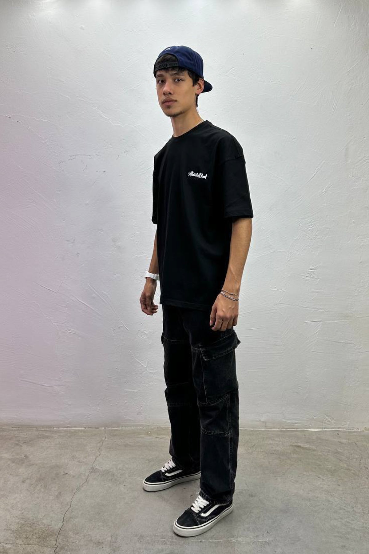 Blank Baskılı Oversize T-shirt