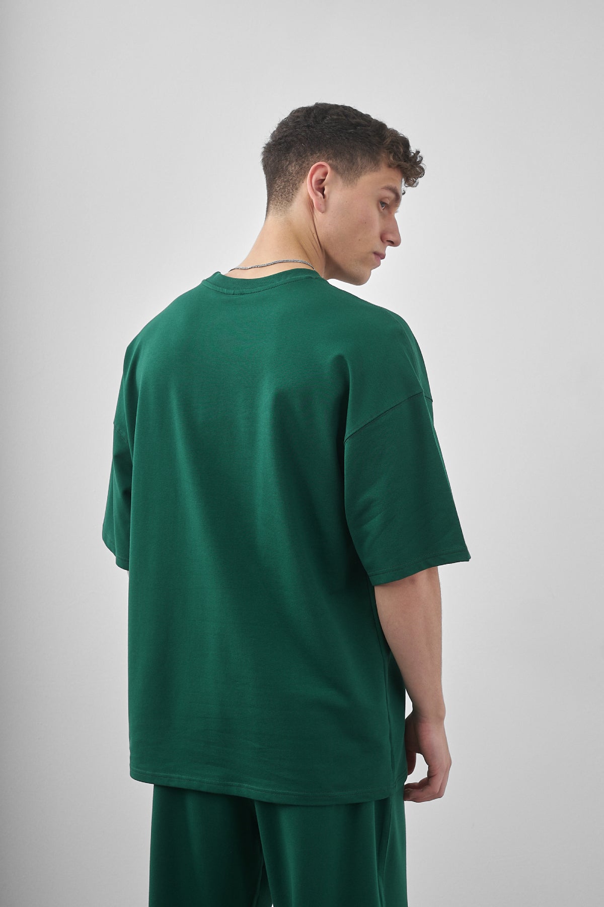 Erkek Respire Yazılı Oversize T-shirt