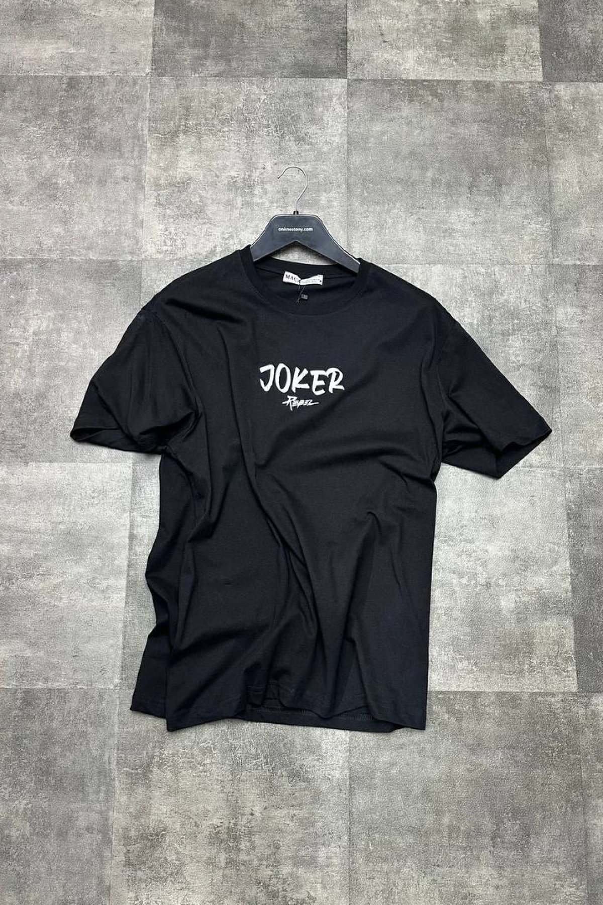 Joker Baskılı Oversize T-shirt